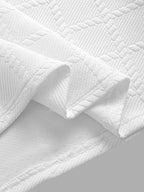 Men's Short Sleeve Knitted Polo Shirt