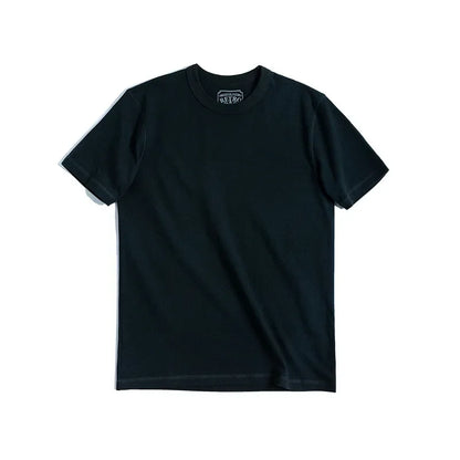 Maden Men's Vintage Heavyweight 300g T-Shirt Solid Color 100% Cotton Crewneck T-shirts White Classic Unisex Short Sleeve Tees