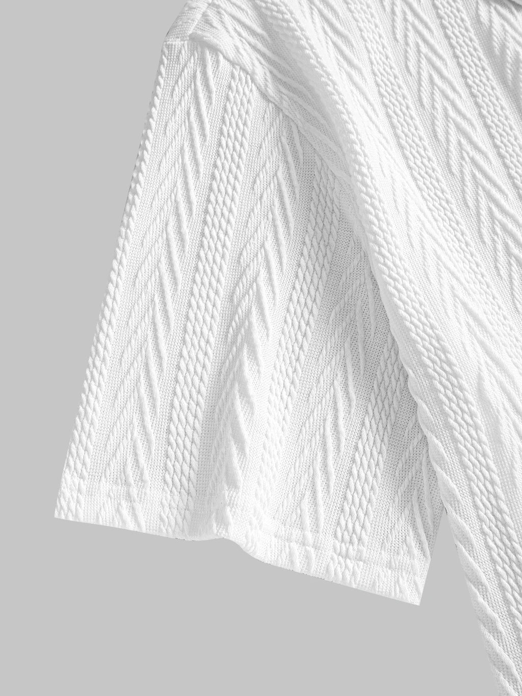 Men's Casual Polo Neck T-Shirt