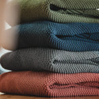 Vintage Gray Sweater, Chunky Knit Pullover, Round Neck