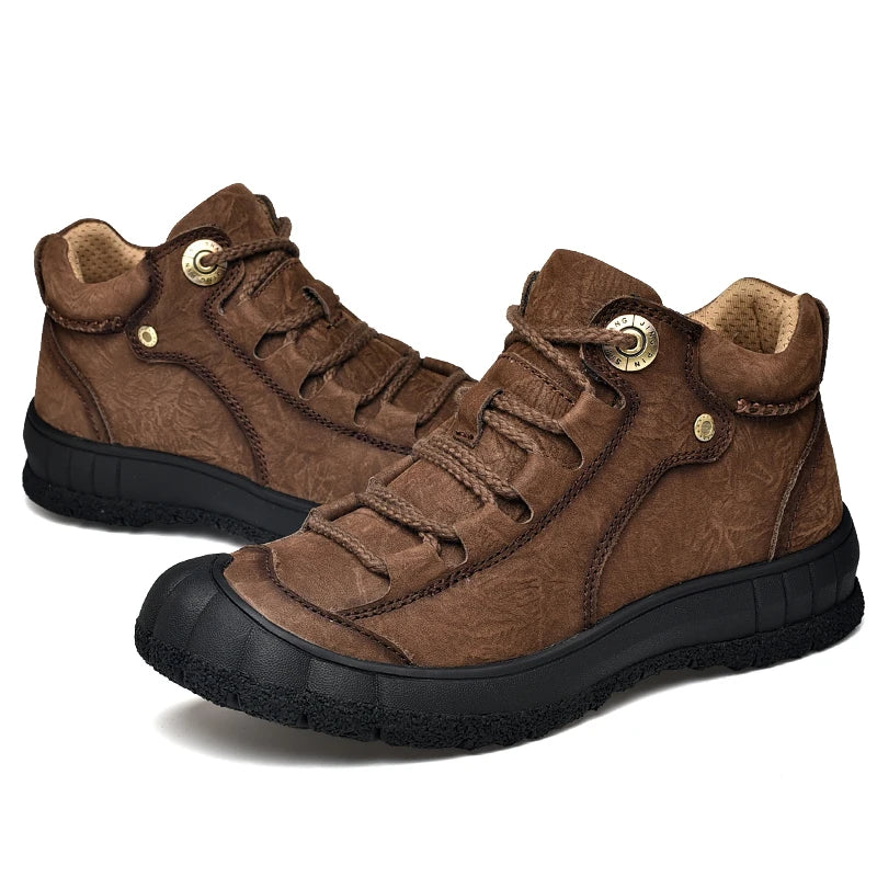 Men's Warm Winter Short Boots