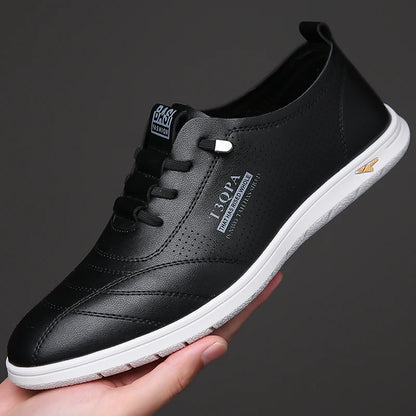 Breathable Men's Shoes, Fashion Leather Non-Slip,