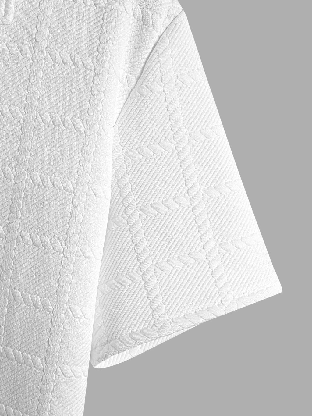 Men's Short Sleeve Knitted Polo Shirt