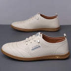 Breathable Men's Shoes, Fashion Leather Non-Slip,