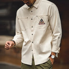 Maden Navajo Totem Print Long Sleeve Shirt