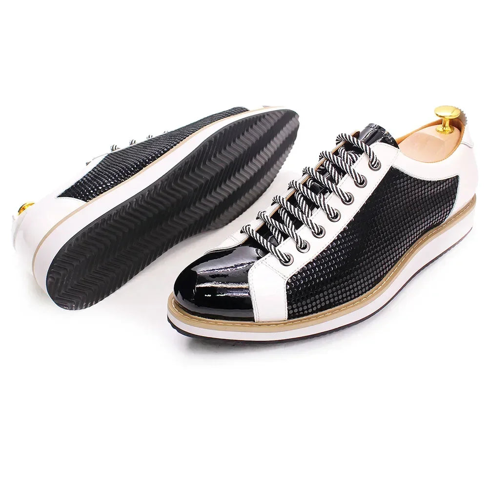 Luxury Men's Shoes, Patent Leather.