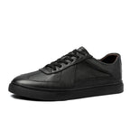 Men's Leather Casual Shoes, Vulcanized Footwear