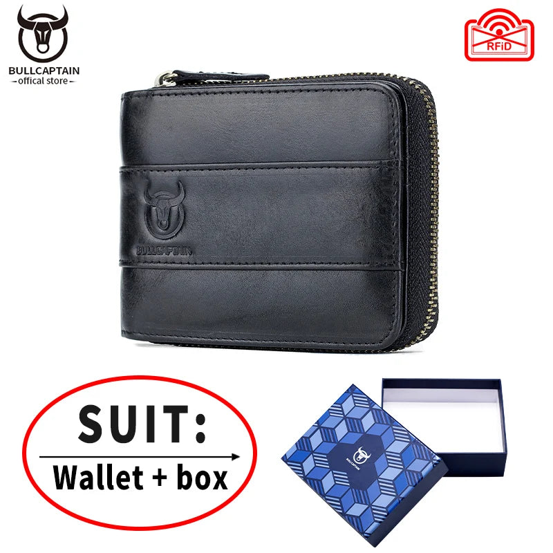 Men's Leather Wallet with RFID