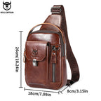Genuine Leather Men's Shoulder Bag