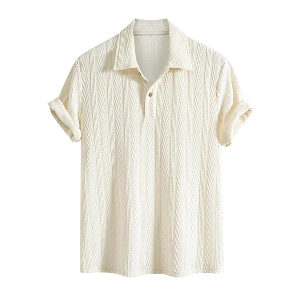 Men's Casual Polo Neck T-Shirt