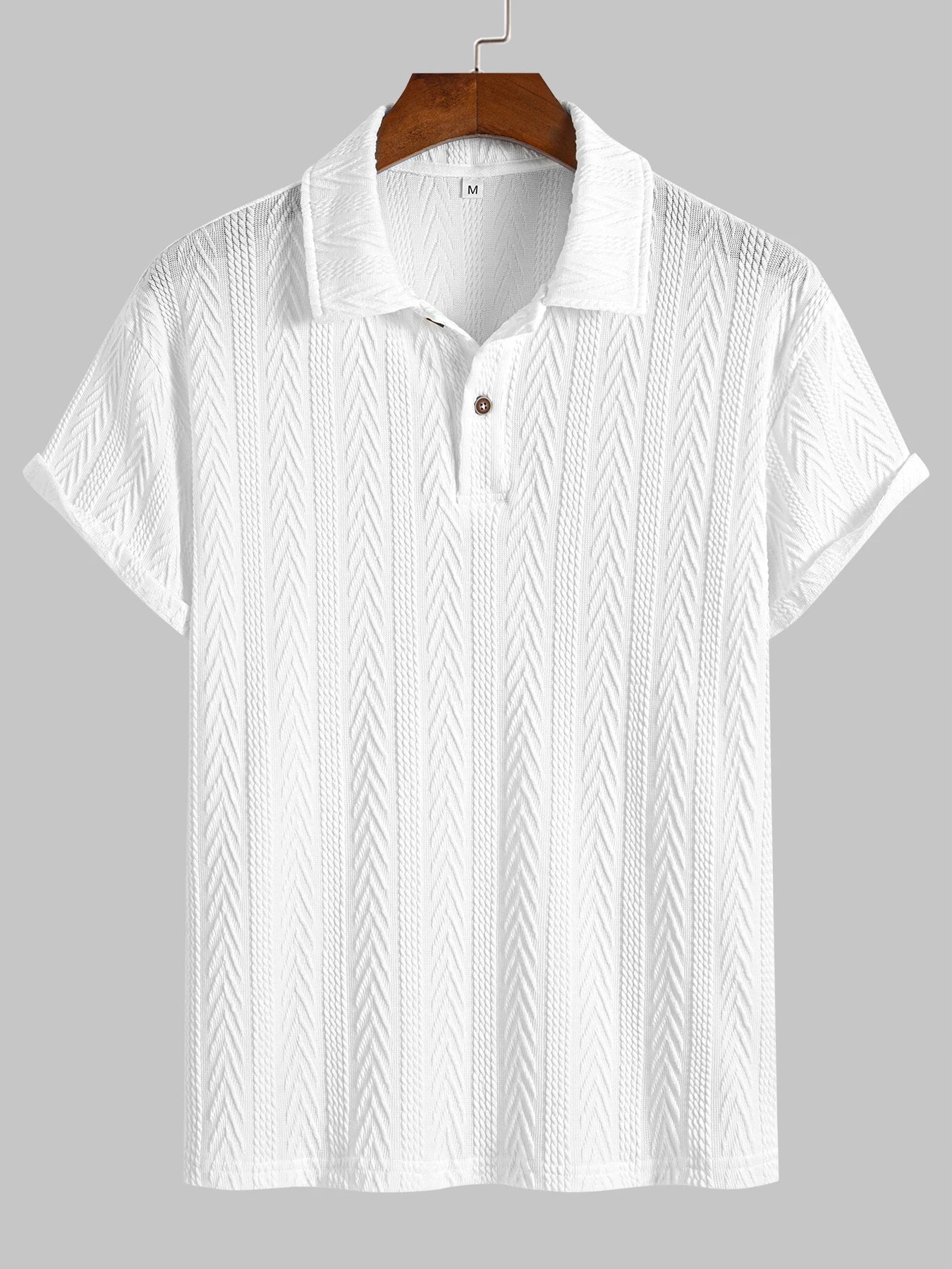 Men's Casual Polo Neck T-Shirt