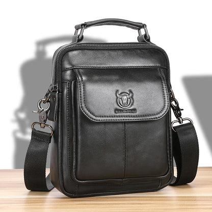 7.9 inch genuine leather shoulder bag