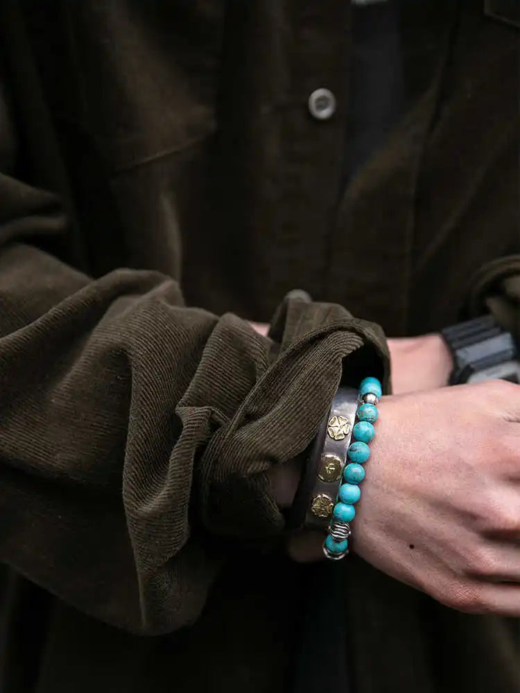 Korean Vintage Work Shirt For Men Corduroy Premium Washed Distressed Turn-Down Collar Relaxed Fit Long Sleeve Casual Fashion