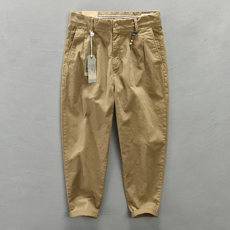 Men's Pure Cotton Cargo Pants