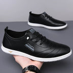 Breathable Men's Shoes, Fashion Leather Non-Slip,