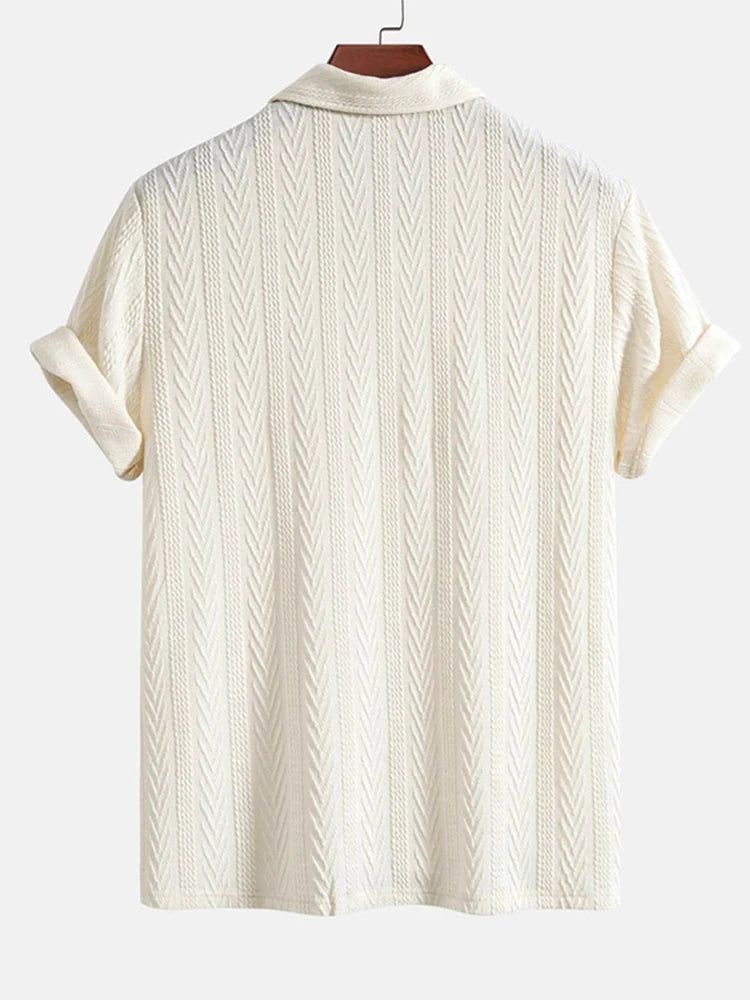 Men's Casual Polo Neck T-Shirt