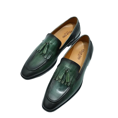 Men's Genuine Leather Tassel Loafers