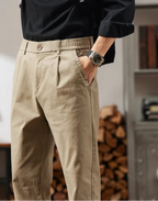 Men's Cargo Pants with Elastic Waistband