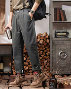 Men's Cargo Pants with Elastic Waistband