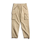 Maden American Vintage Khaki Mountain Pants Washed Mid Waist Straight Leg Casual Pants Men's Trendy Long