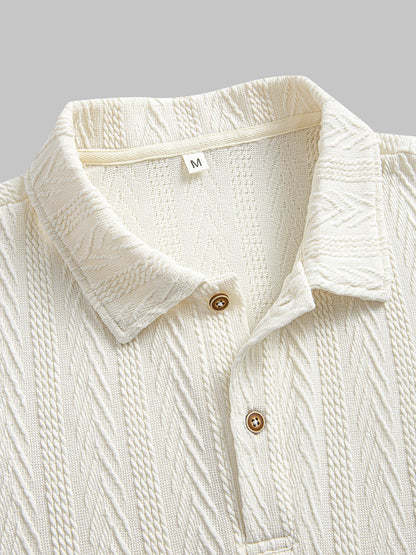 Men's Casual Polo Neck T-Shirt