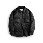 Maden Retro Quilted Diamond Grid Jacket Loose Fit Cotton-padded Coat Collar Warm Versatile Men's Outerwear for Autumn and Winter