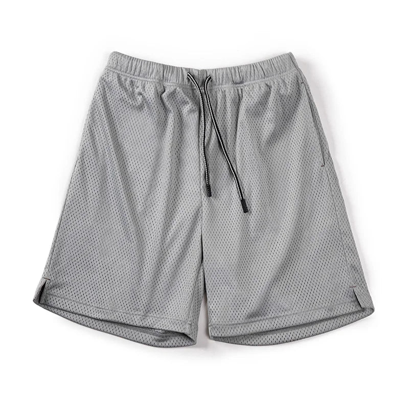 Maden Vintage Mesh Breathable Athletic Shorts for Men Loose Training Sports Basketball Short Pants Summer Gym Shorts Sportswear