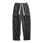 Maden Men Vintage Waterproof Cargo Pants Outdoor Baggy Multi-pocket Trousers Casual Straight Pants Spring and Autumn Plus Size