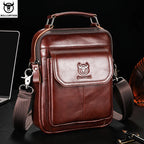 7.9 inch genuine leather shoulder bag