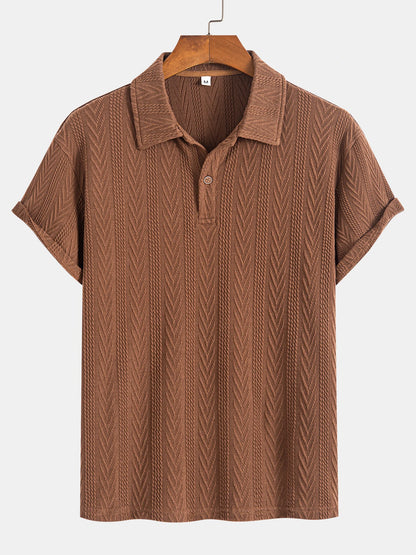 Men's Casual Polo Neck T-Shirt