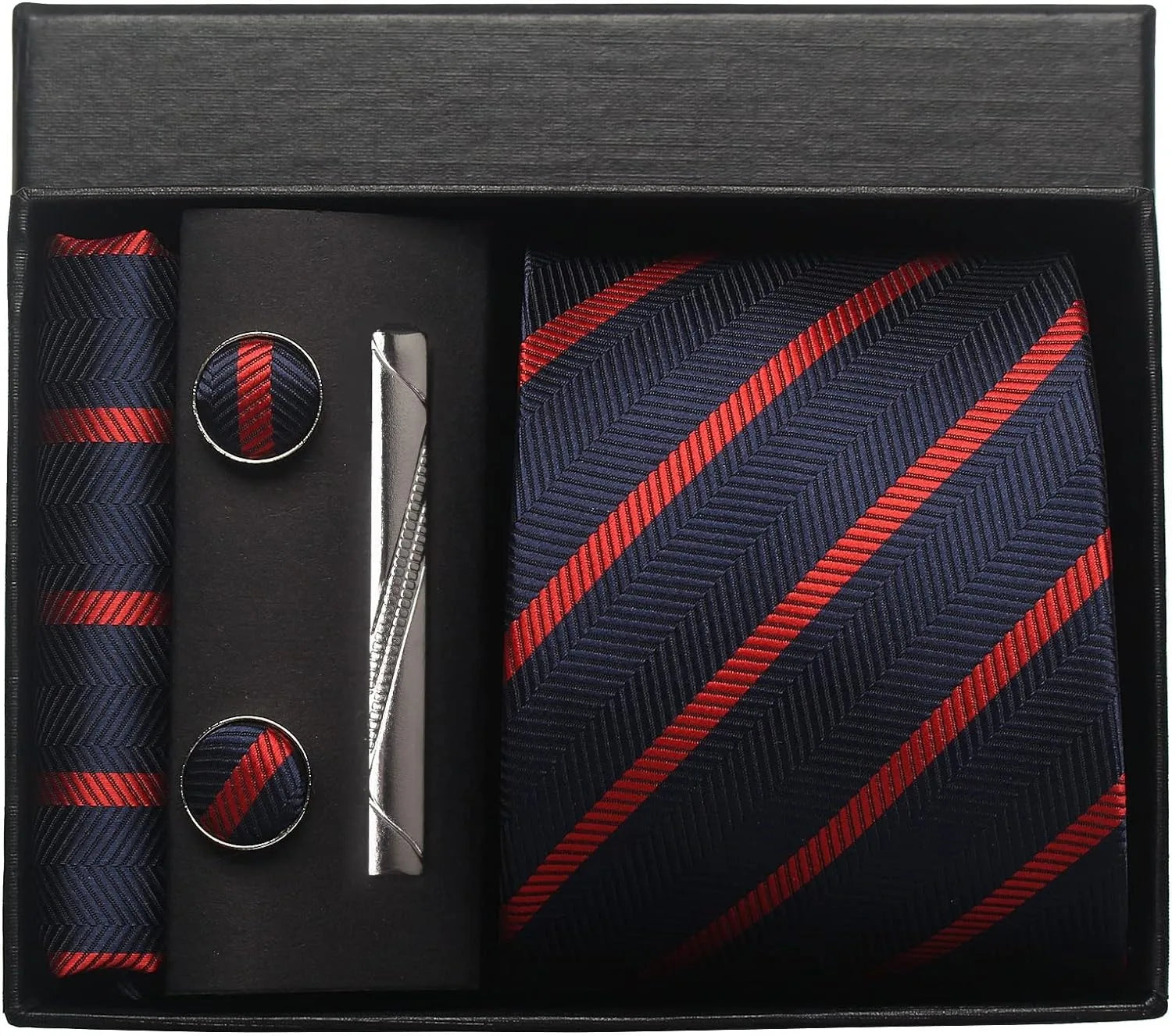 Men's Silk Plaid Tie Set
