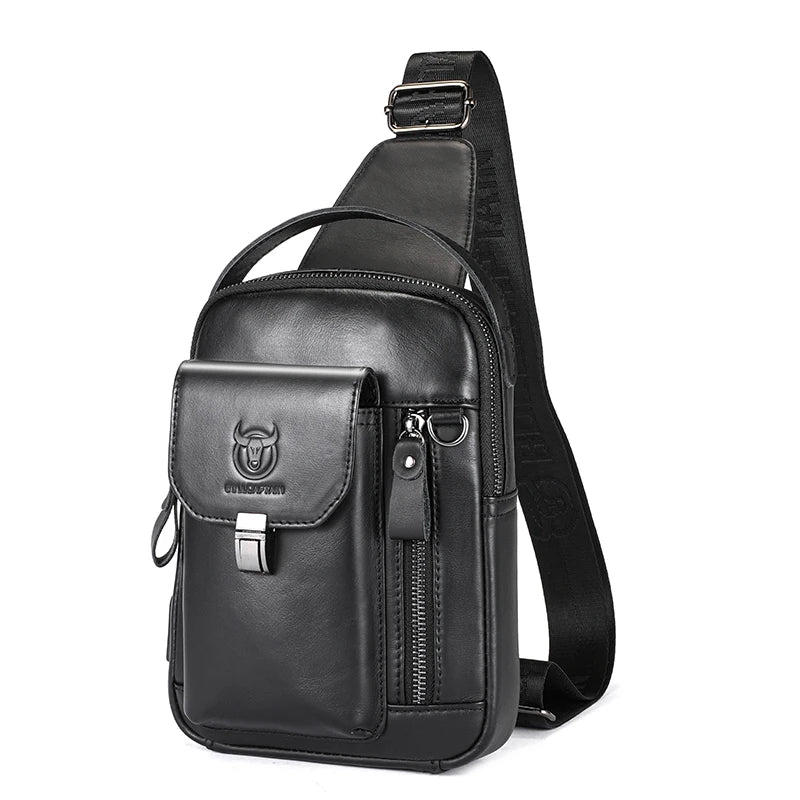Genuine Leather Men's Shoulder Bag