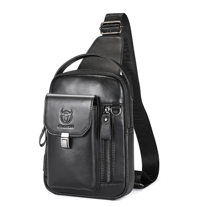 Genuine Leather Men's Shoulder Bag
