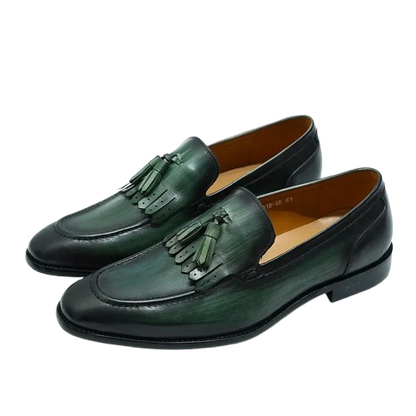 Men's Genuine Leather Tassel Loafers
