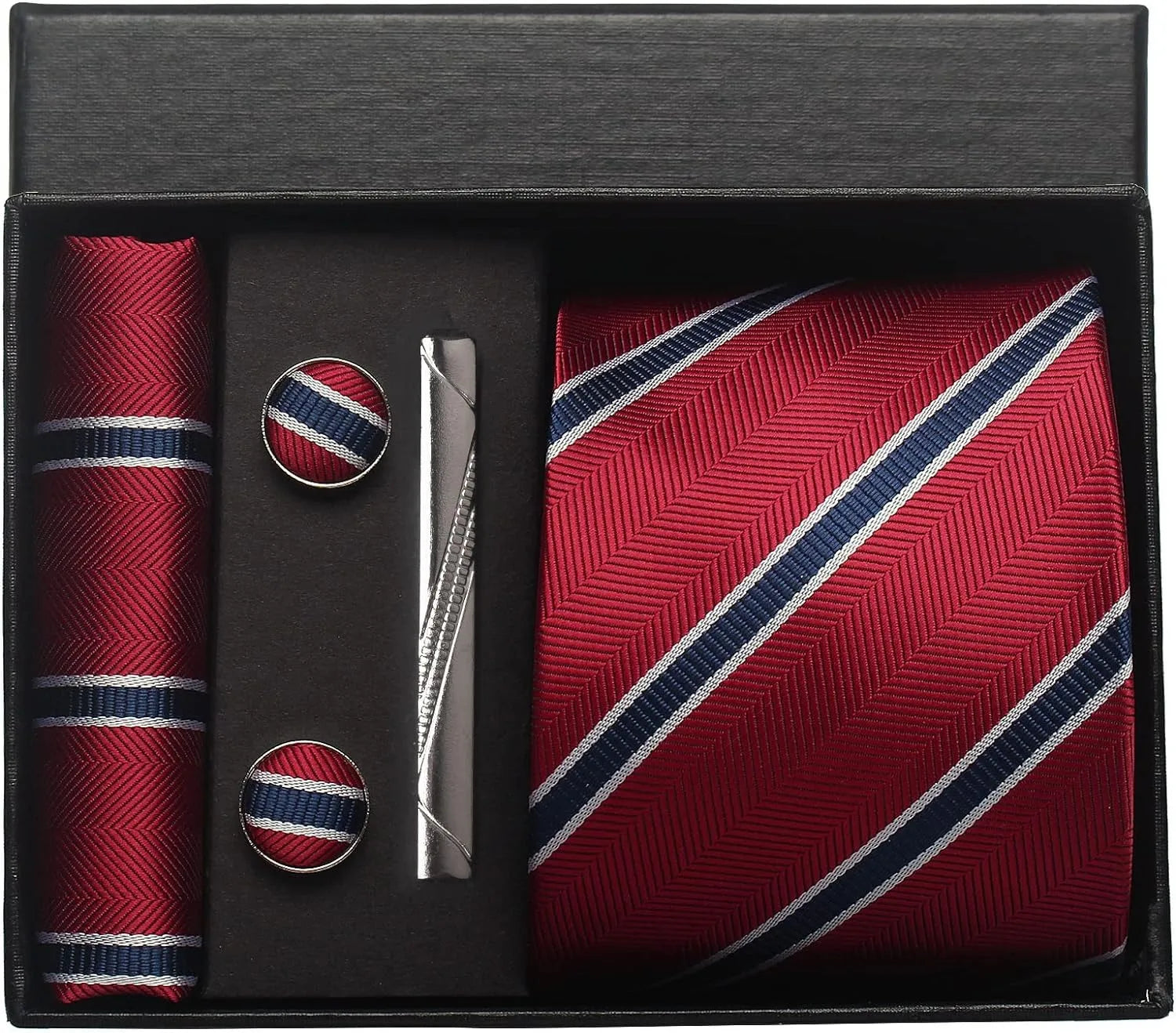 Men's Silk Plaid Tie Set