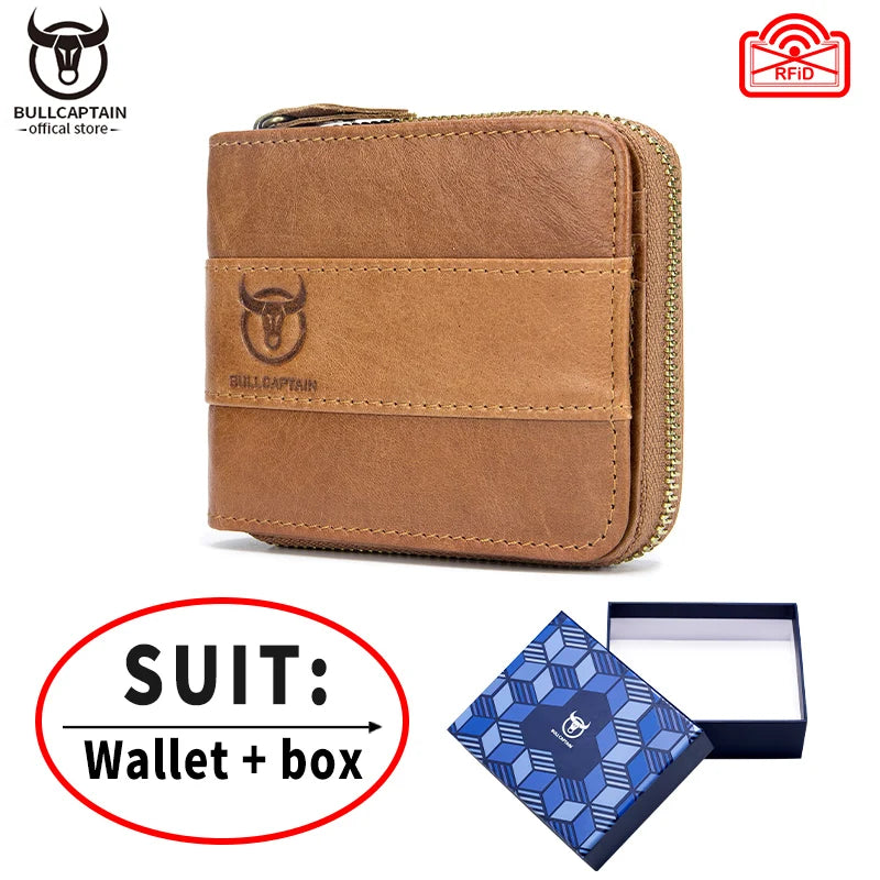 Men's Leather Wallet with RFID