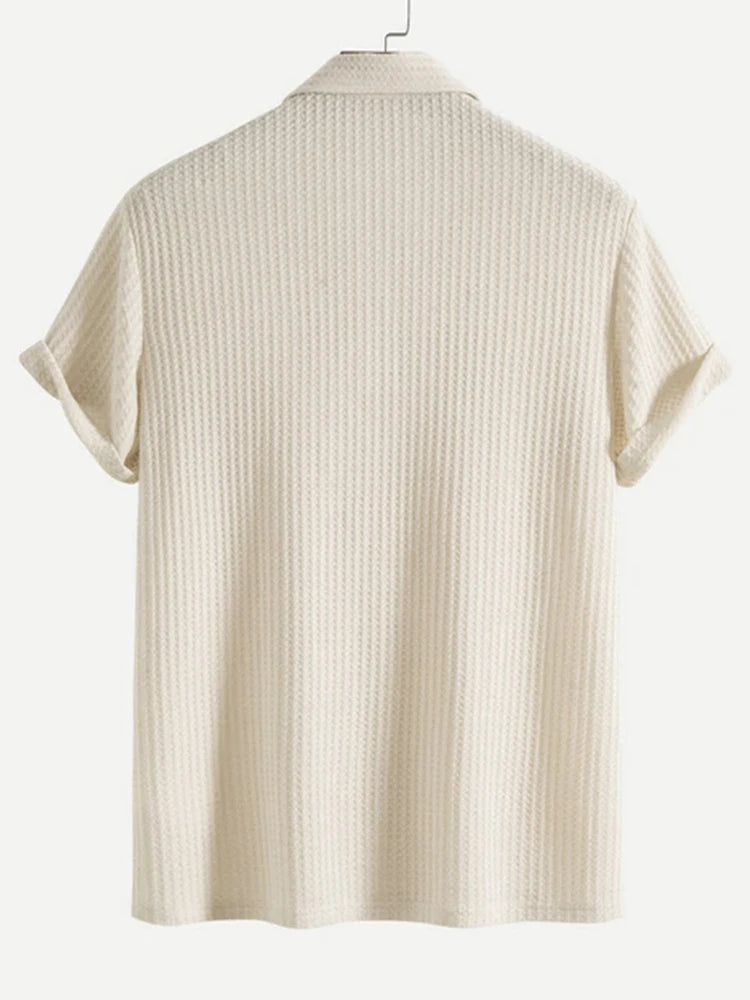 Men's Casual Polo Neck T-Shirt