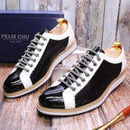 Luxury Men's Shoes, Patent Leather.