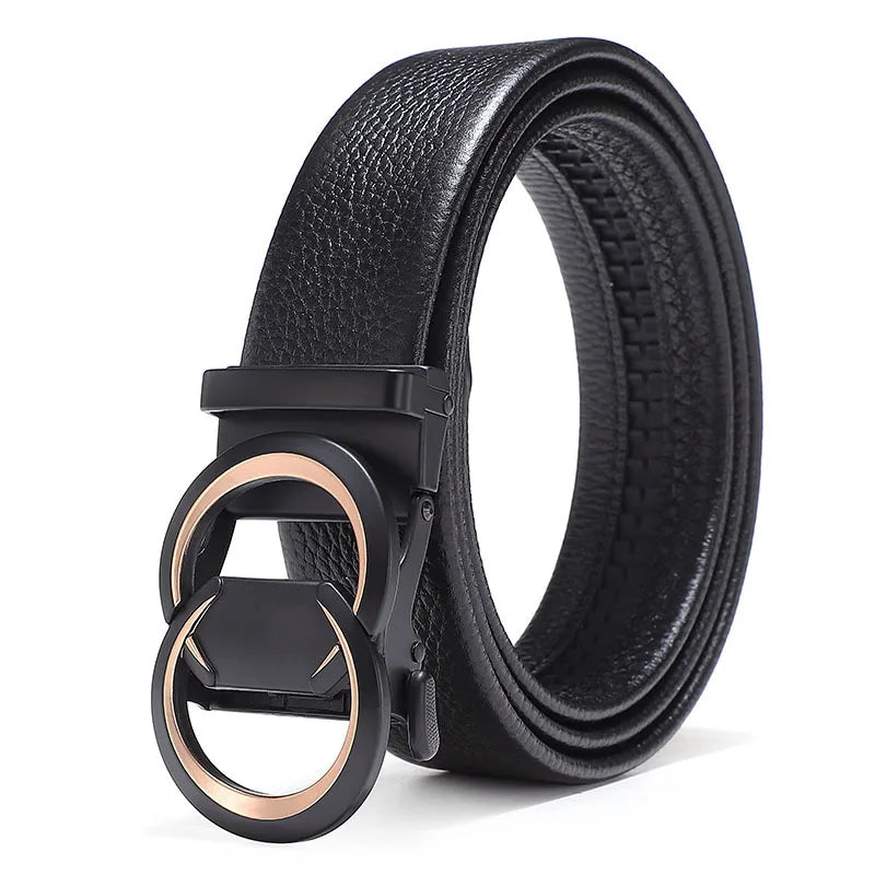 Men's Alloy Belts with Automatic Buckle