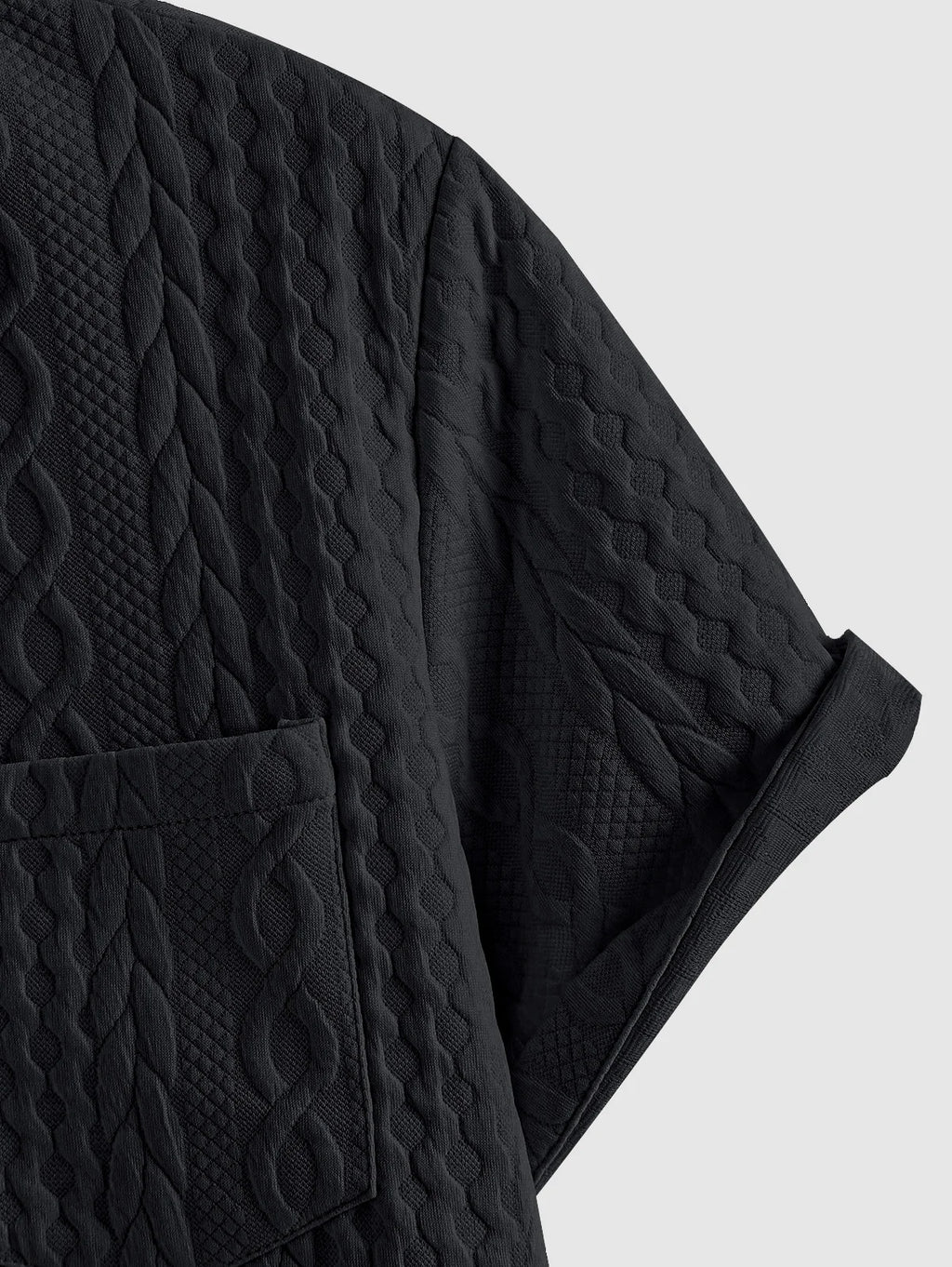 Summer T-shirt With Buttons, Front Pocket