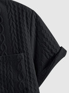 Summer T-shirt With Buttons, Front Pocket