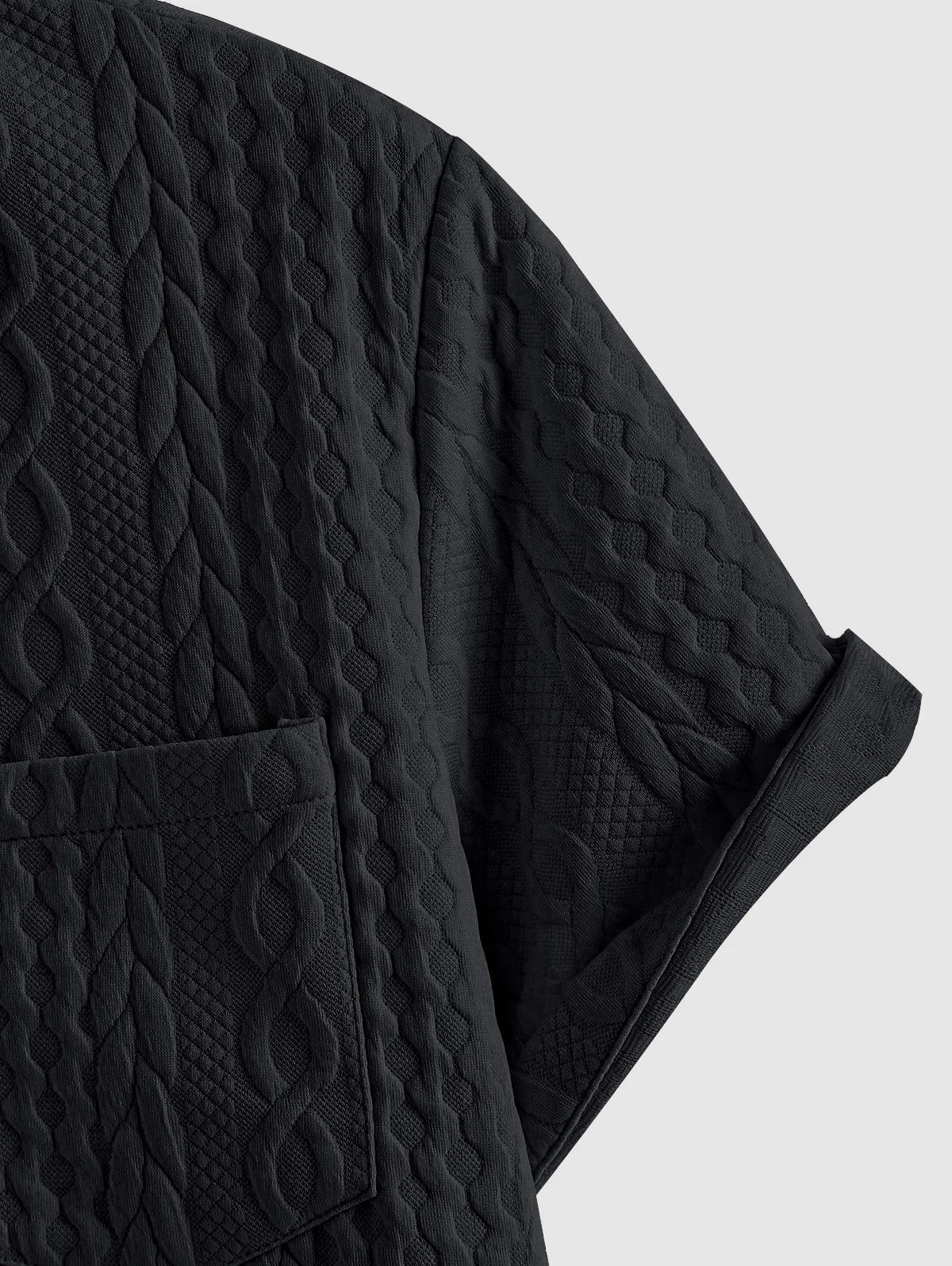 Summer T-shirt With Buttons, Front Pocket